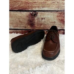 Red Wing Brown Leather Safety Toe Work Shoes Mens 14 Oxford Oil Slip Resistant